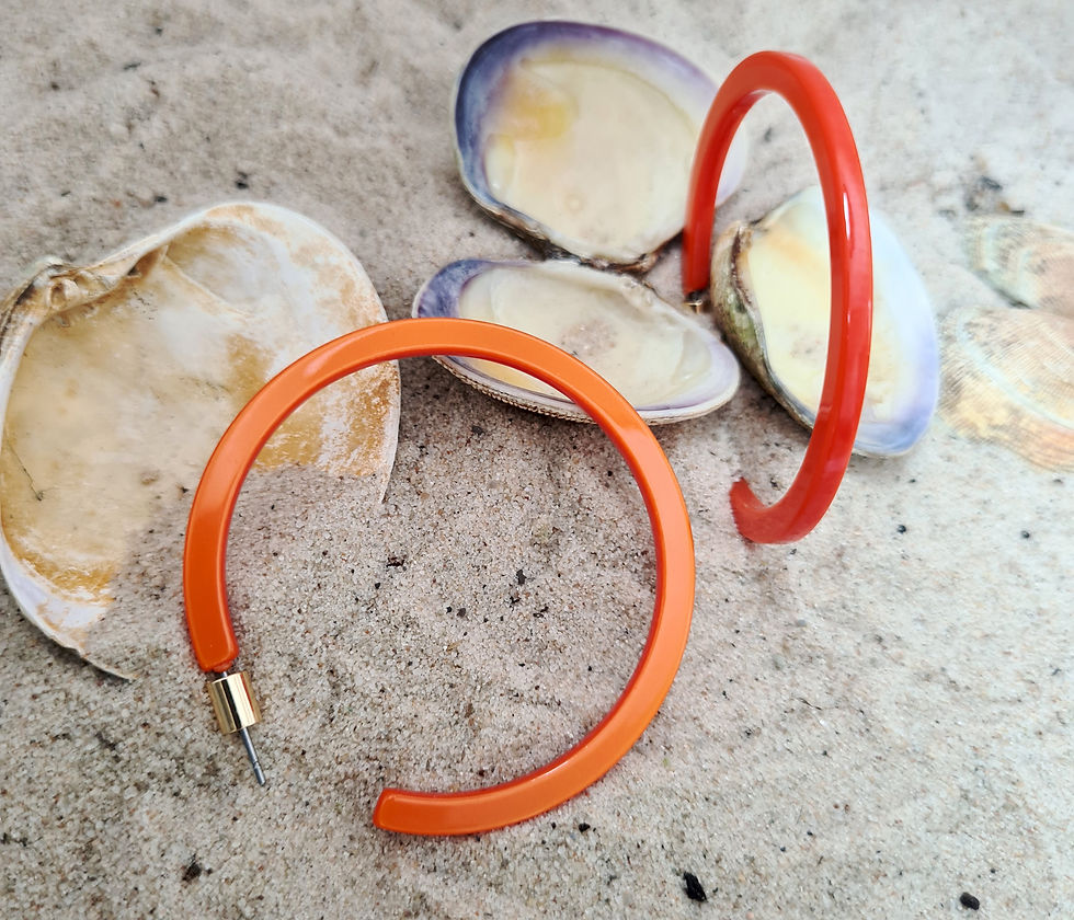 Thumbnail: Large Bright Summer Hoops