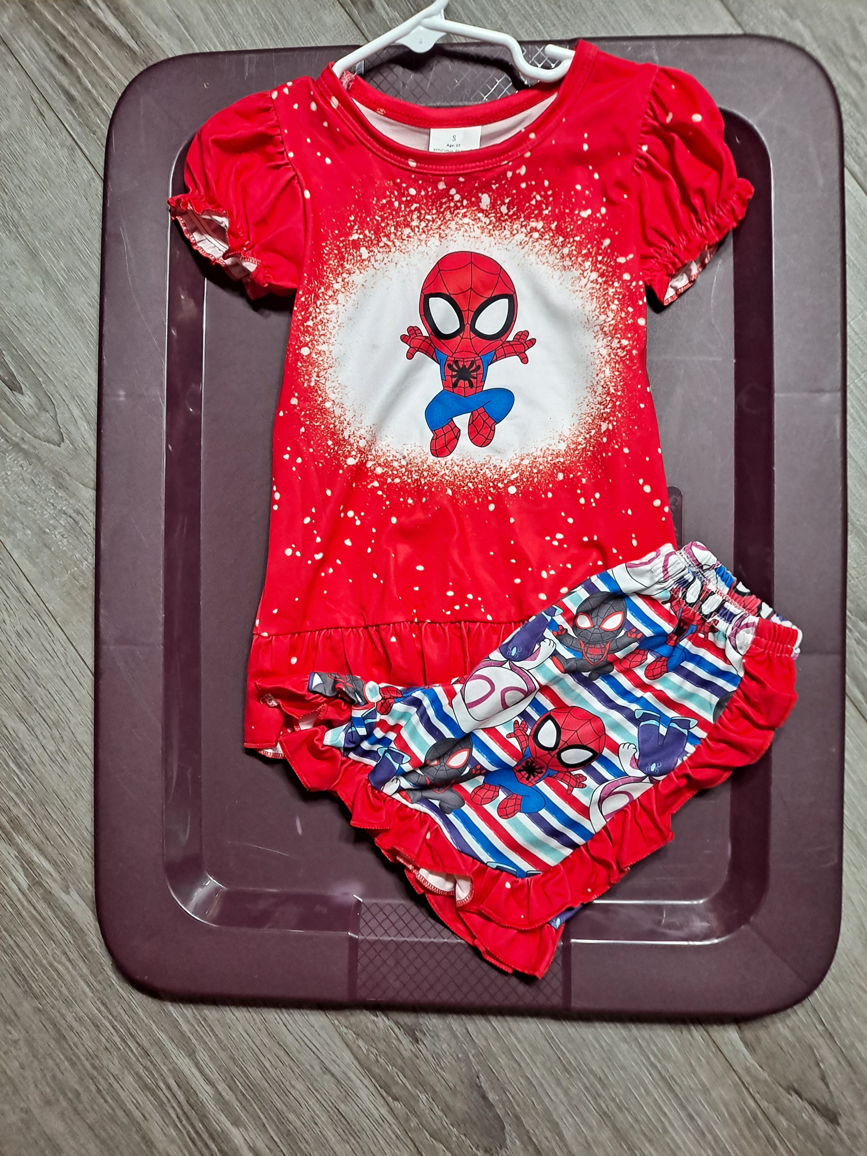 Spiderman girls outfit