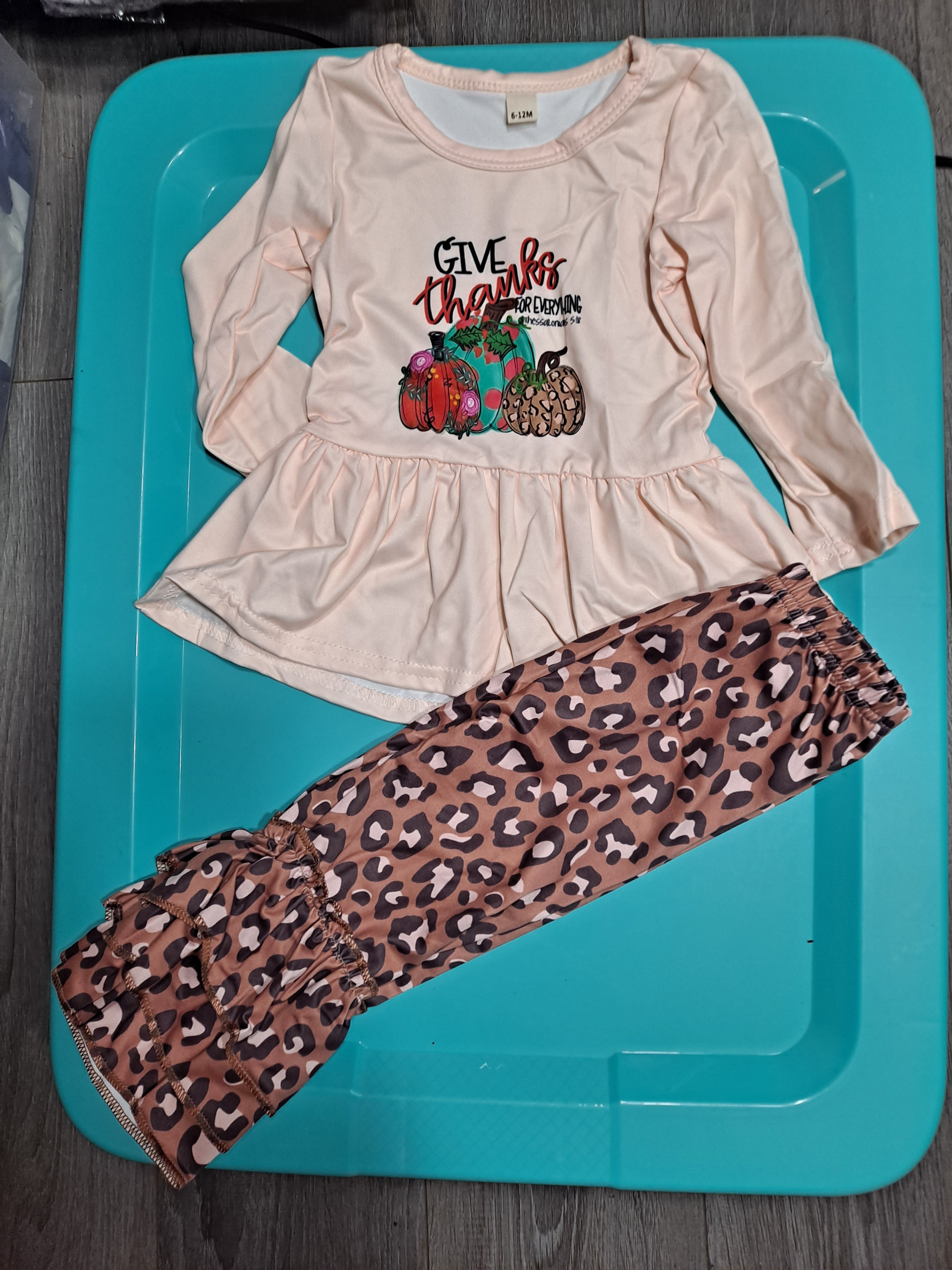 "Give thanks for everything"