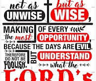 Making the Most of Our Time