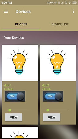 Home Automation Android App