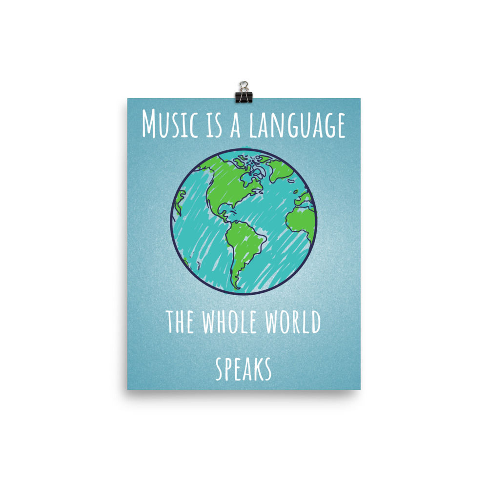 Music is a Language Poster