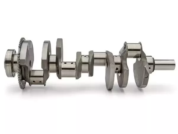 a crankshaft connects the pistons that turn it throught their up and down movement
