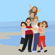 Family Portrait Illustration