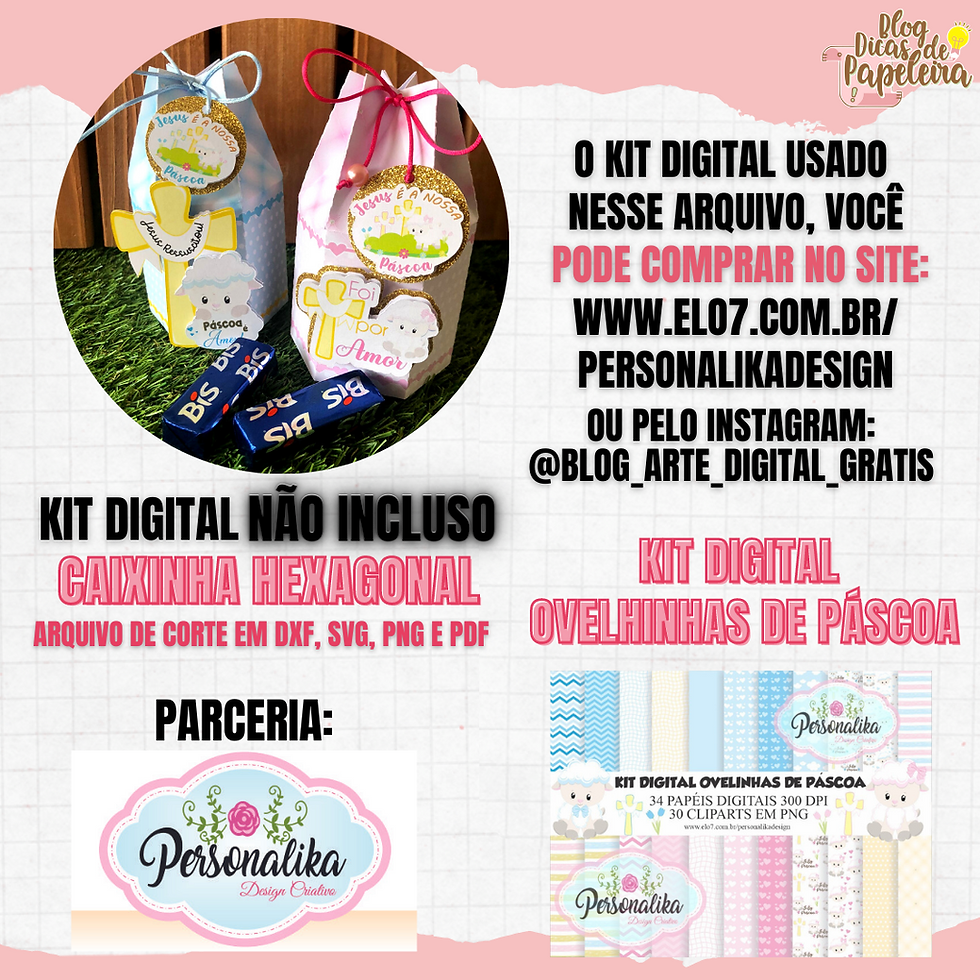 Miniatura: Caixinha Hexagonal - Arte NÃO Inclusa