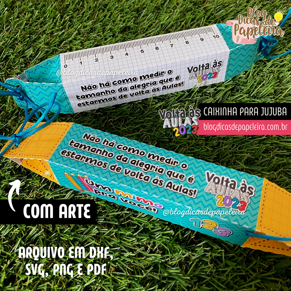 Miniatura: Caixinha para Jujuba - VOLTA ÀS AULAS