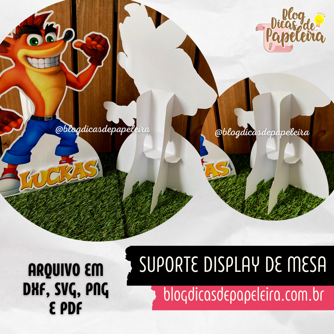 Suporte para Display de Mesa - ARTE NÃO INCLUSA