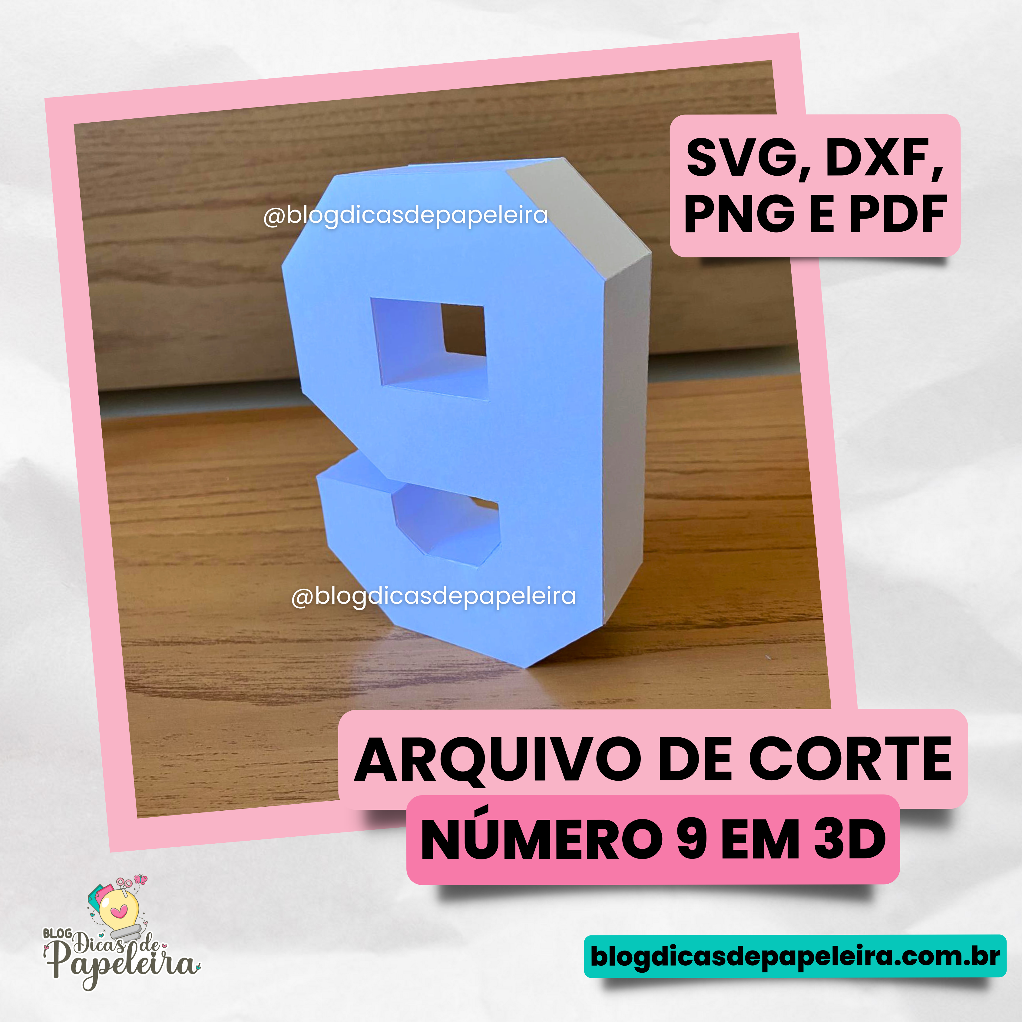 Número 9 em 3D