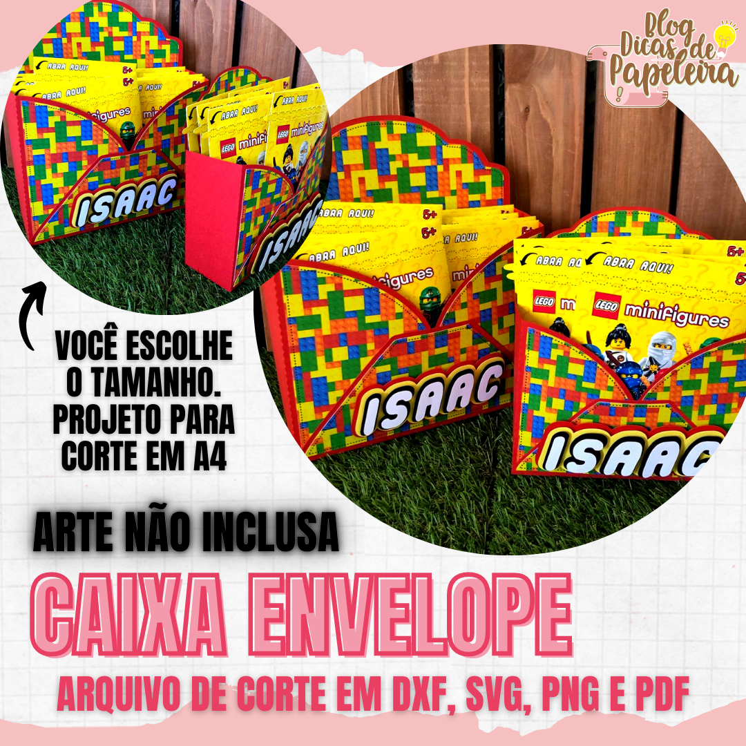 Caixa Envelope - ARTE NÃO INCLUSA
