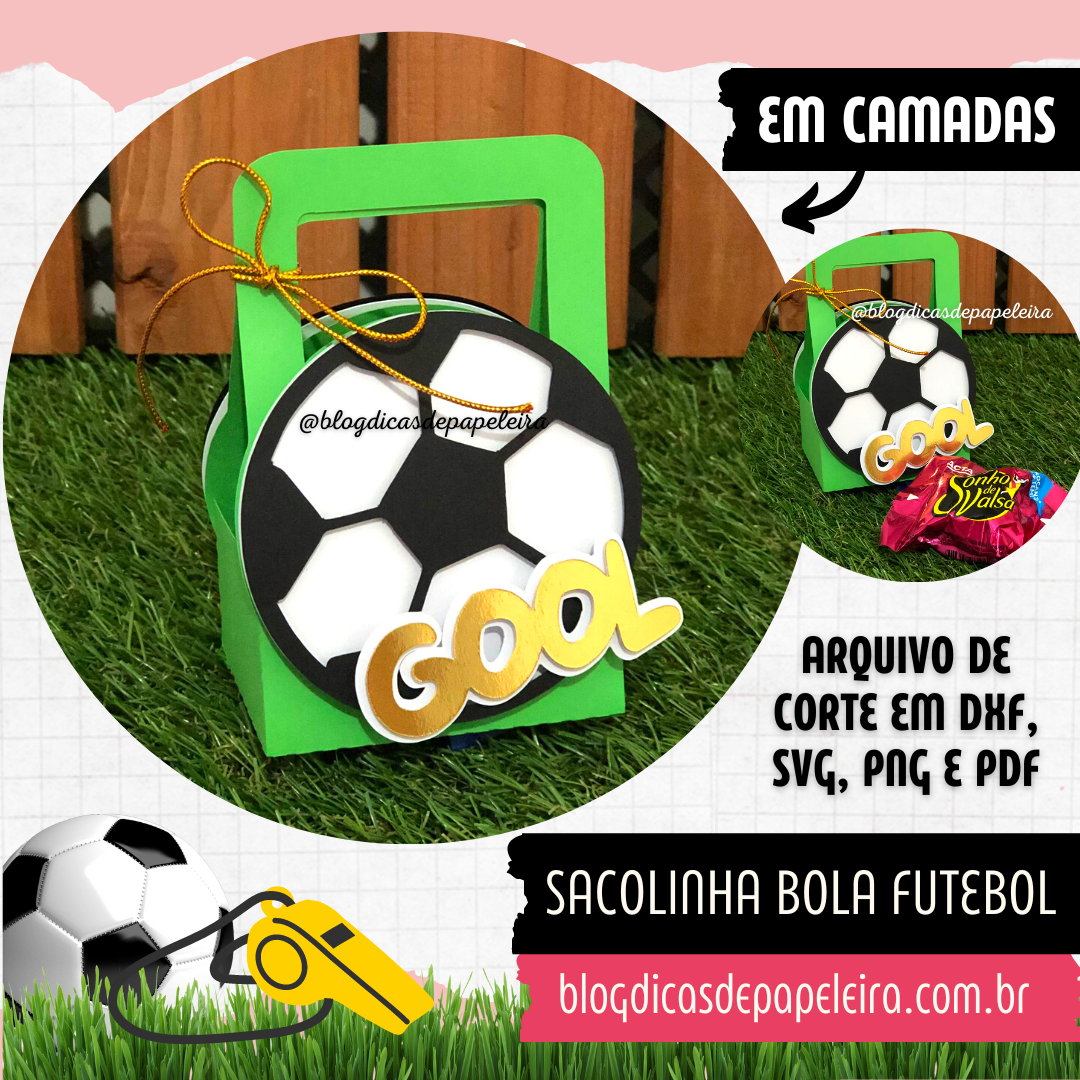 Sacolinha Bola Futebol - CAMADAS