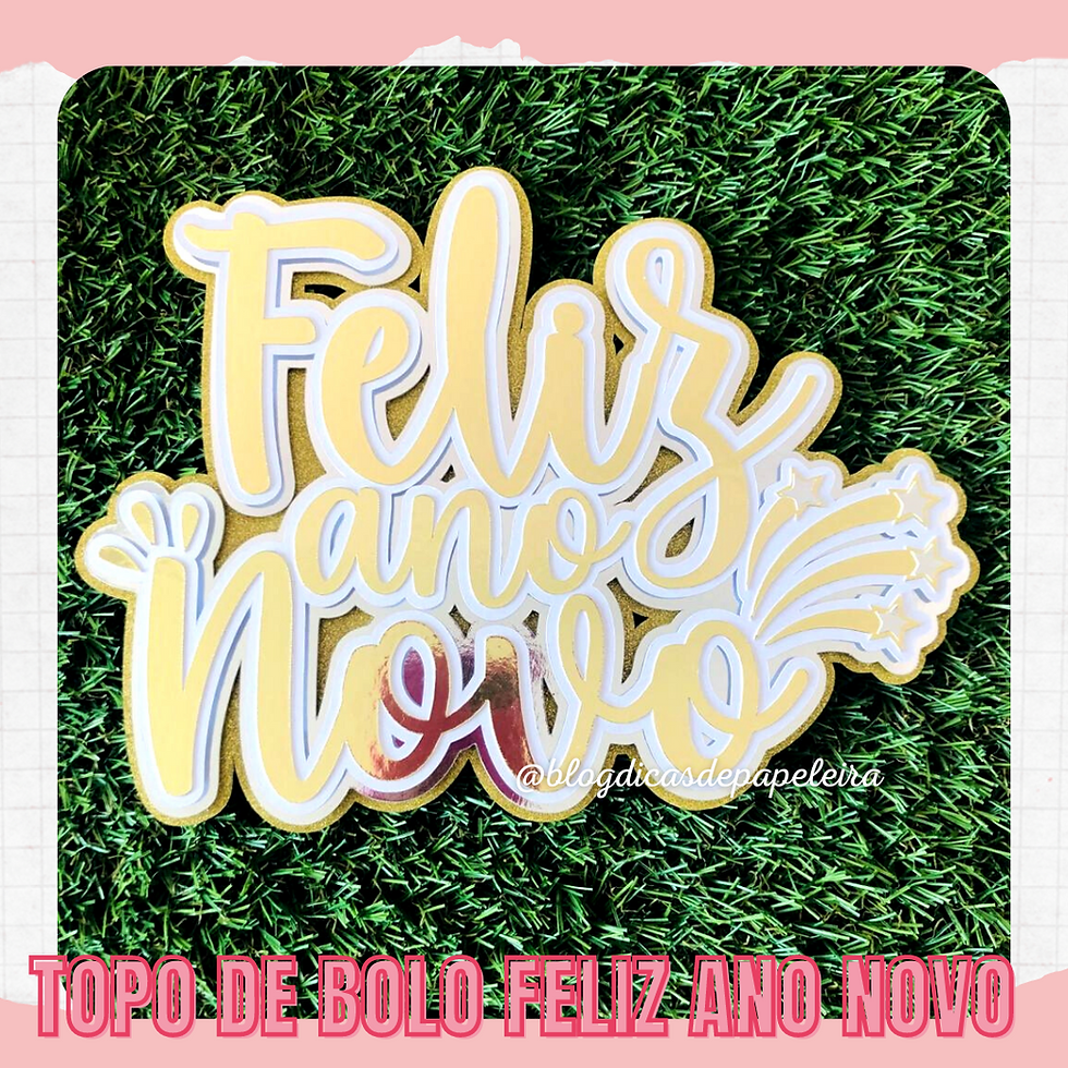 Thumbnail: Topo de Bolo Ano Novo