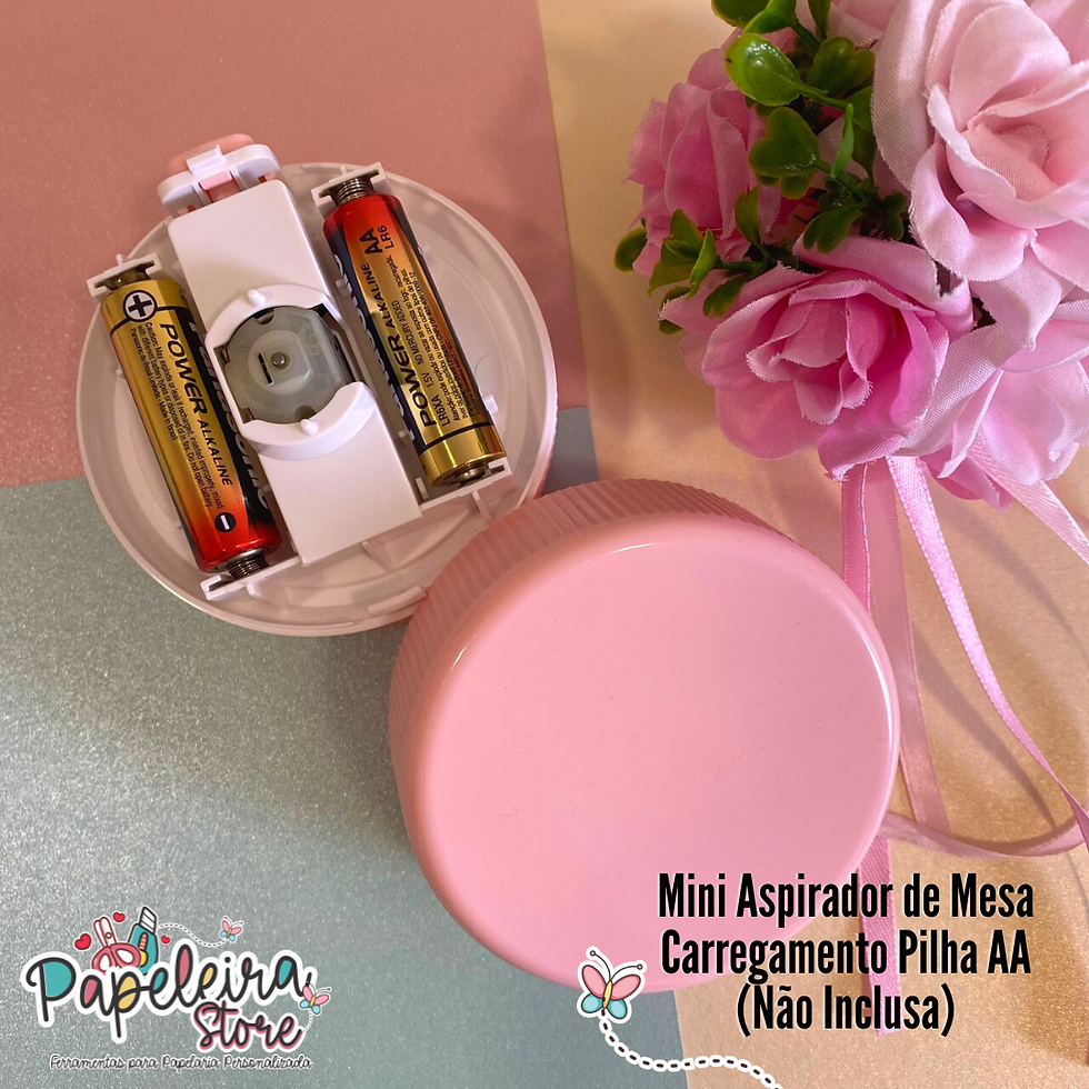 Miniatura: Mini Aspirador de Mesa - Pilha Não Inclusa - Para Pilha AA