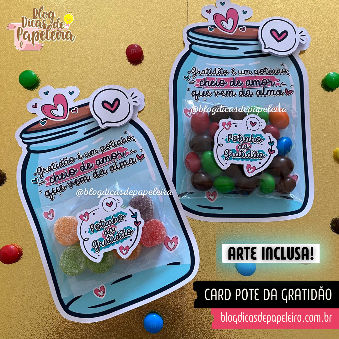 Card Potinho da Gratidão - ARTE INCLUSA - PDF ePNG