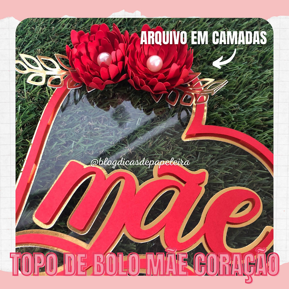 Miniatura: Topo Mãe Coração - Camadas