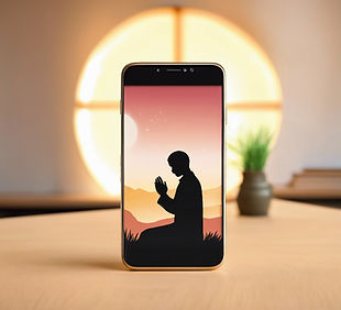 smartphone screen with praying on it.jpg