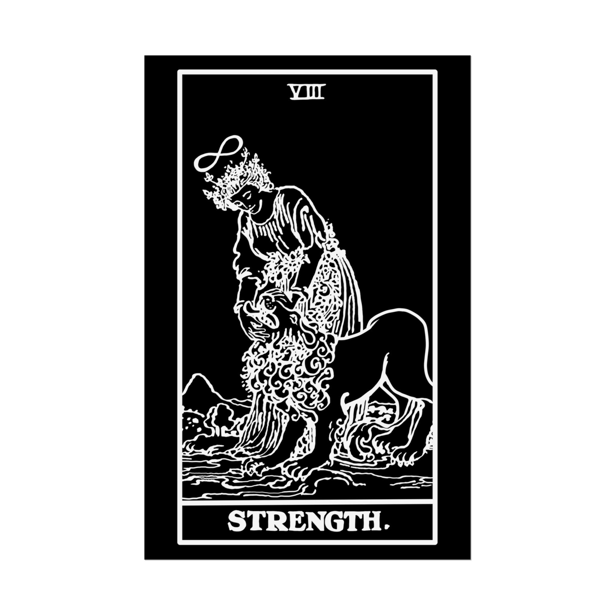 Strength Tarot Poster