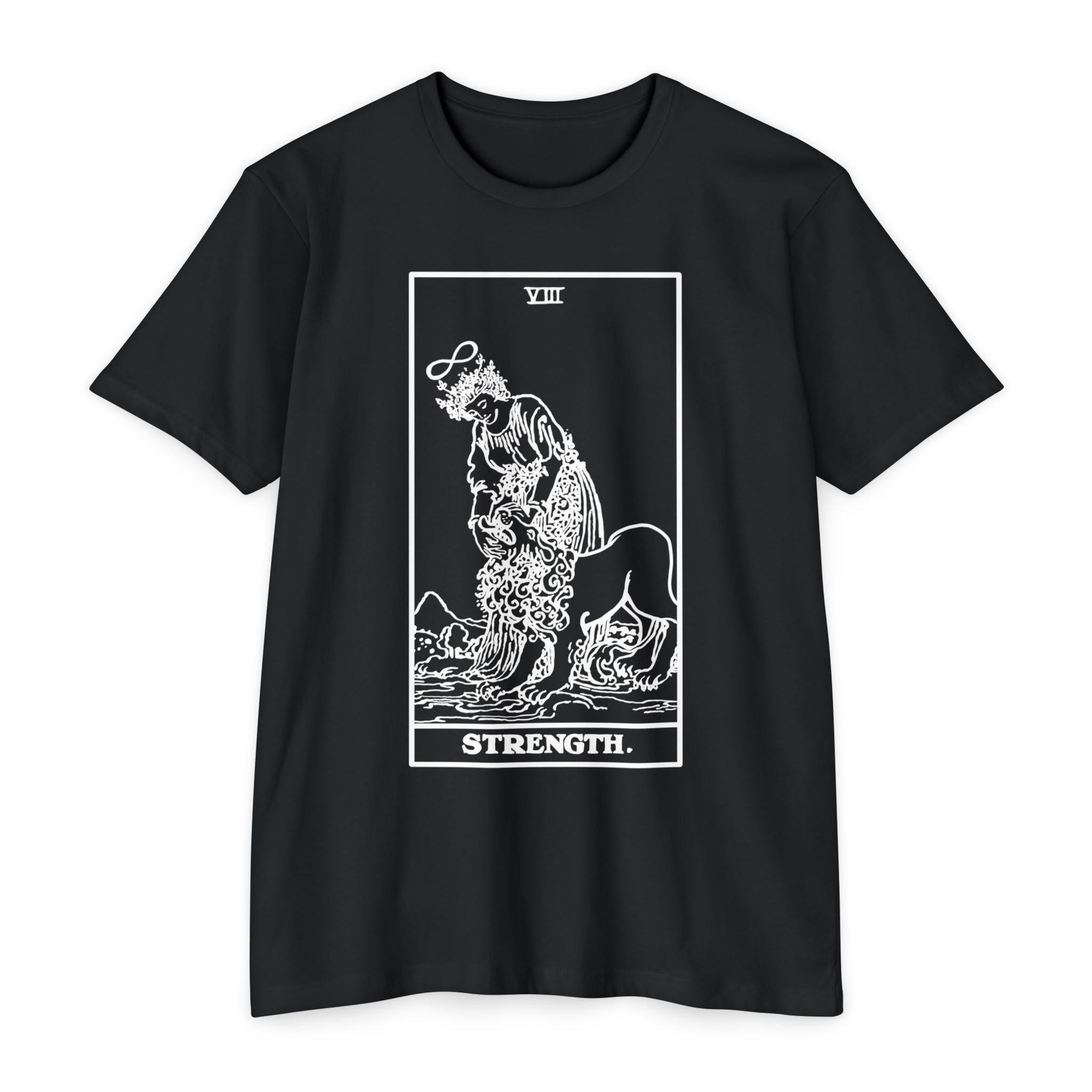 Strength Tarot Unisex CVC Jersey T-shirt