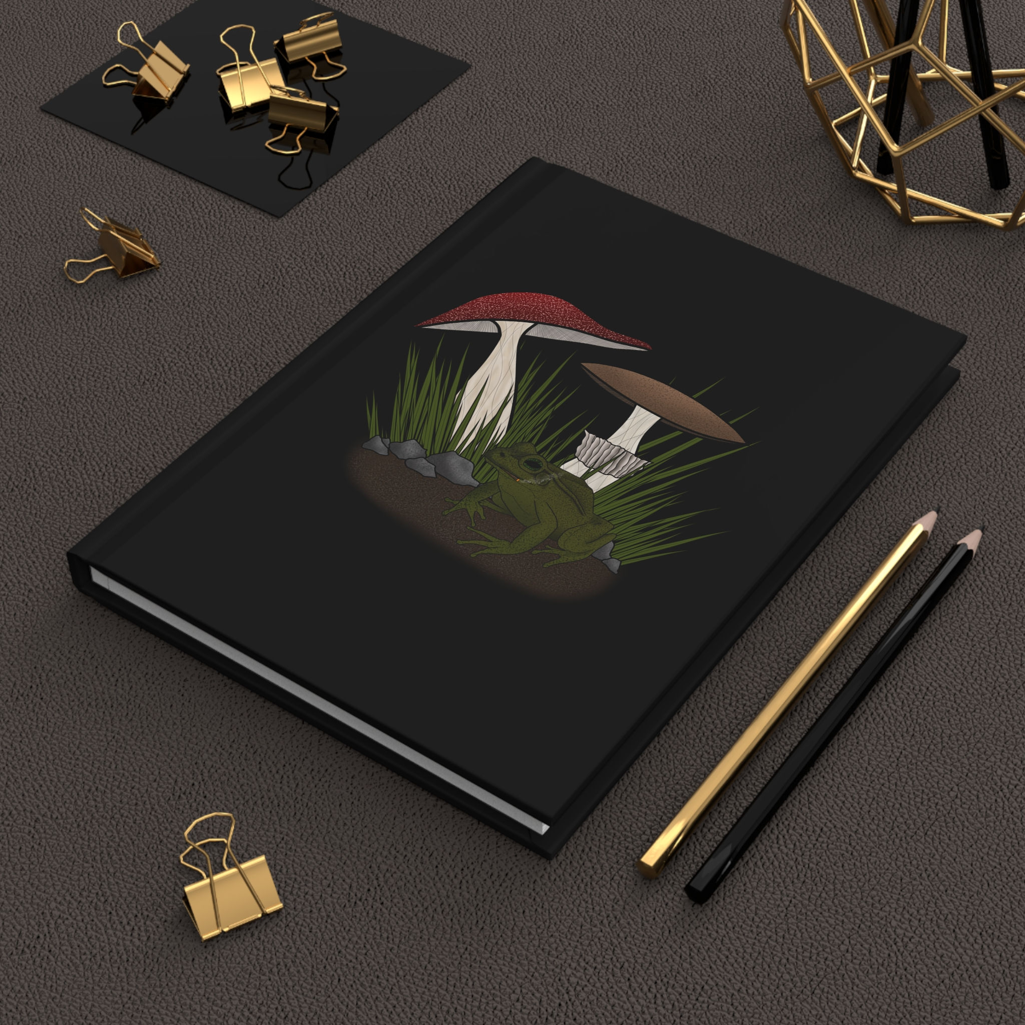 Froggo Blazin a J Hardcover Matte Journal