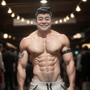 AI 인물 합성 예시