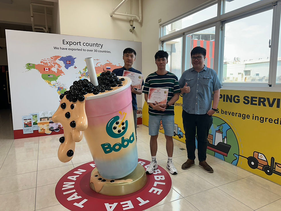 🥤 Philippine Client Completed Our 3-Day Bubble Tea Training in Taiwan! 🌏