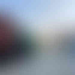 Trucks queuing for shipment in busy morning