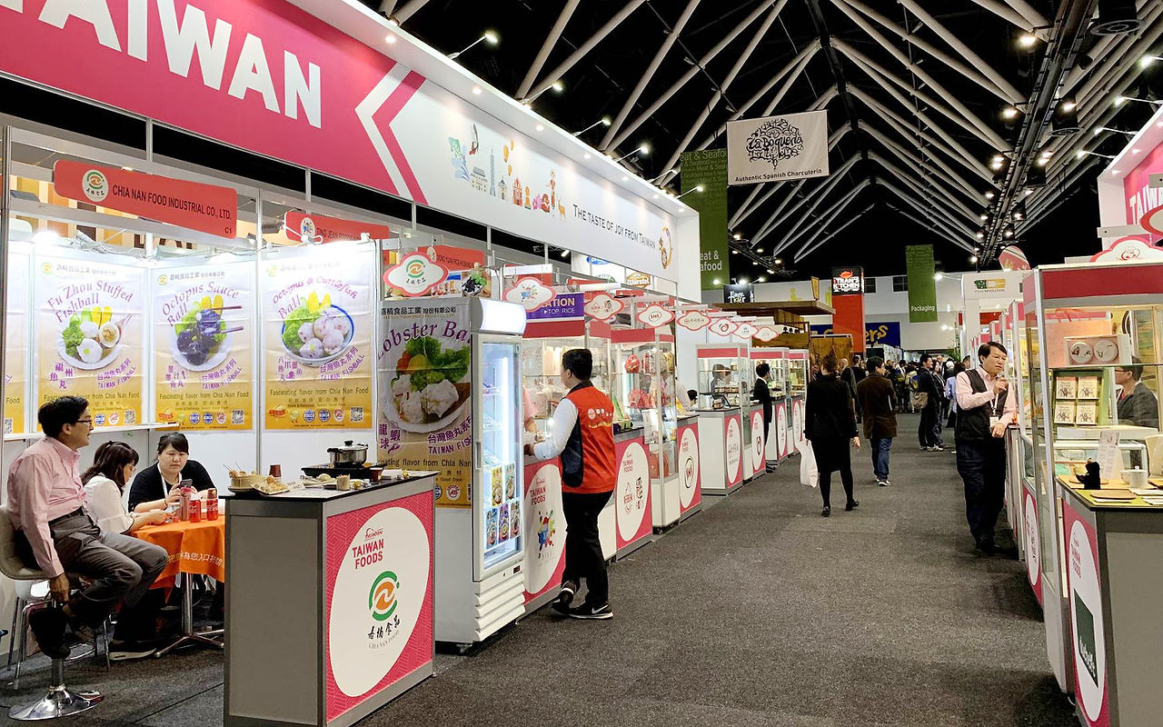 Booth inside the exhibition venue