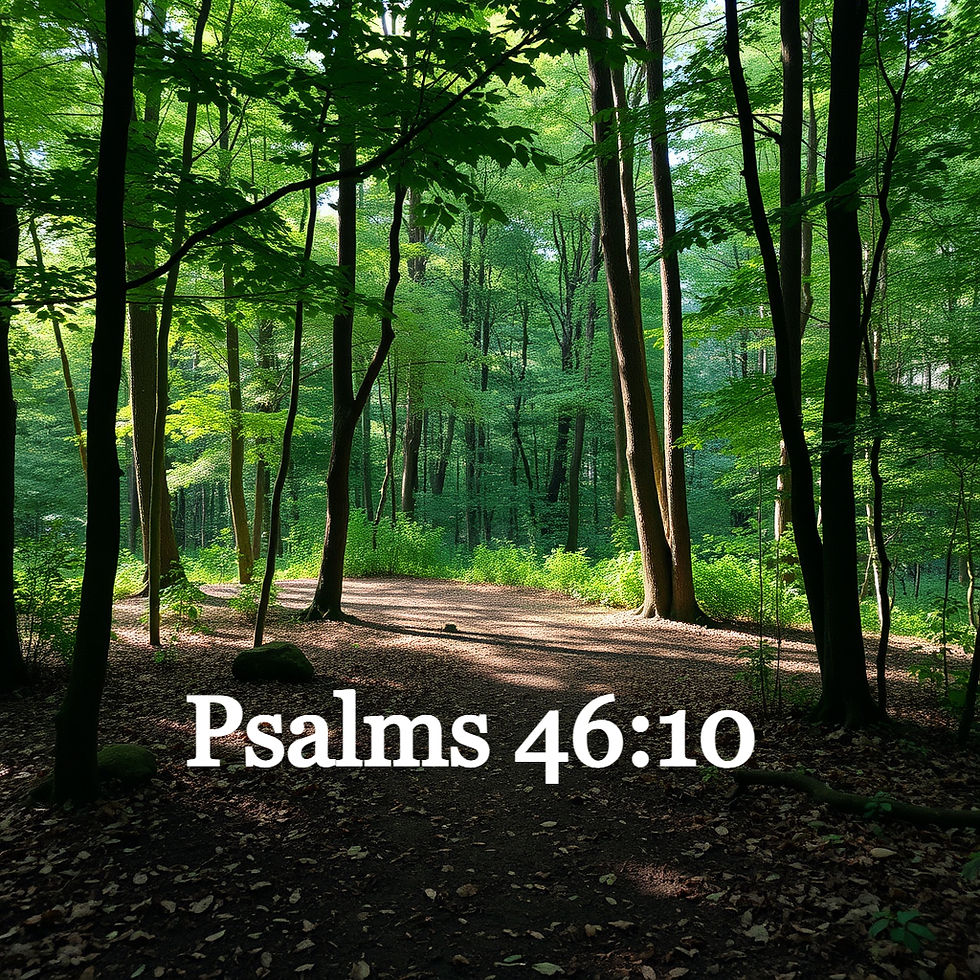 Be Still and Know that I am God