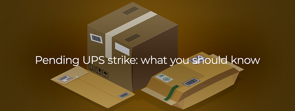 Pending 7/31 UPS Strike: what you should know