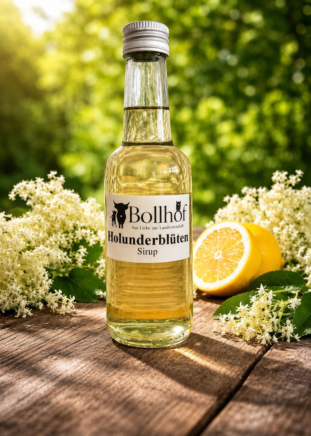 Holunderblüten-Sirup vom Bollhof