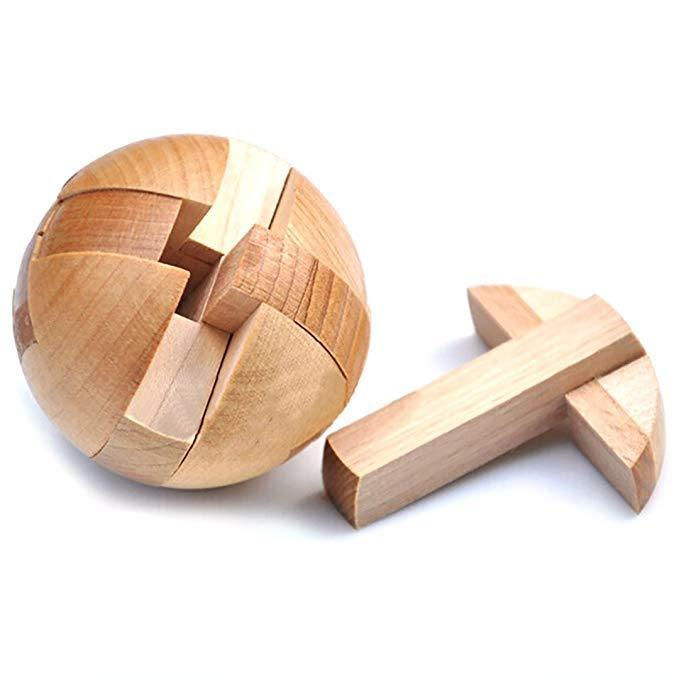 Thumbnail: Wooden Adult Puzzle Toy - Kongming and Luban Locks