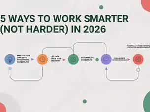 5 WAYS TO WORK SMARTER (NOT HARDER) IN 2026