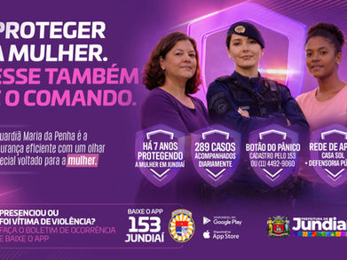 Guardiã Maria da Penha e Botão do Pânico reforçam proteção às mulheres vítimas de violência em Jundiaí
