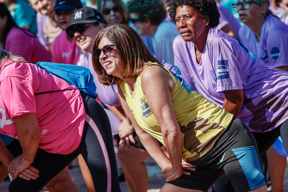Prefeitura homenageia mães com a realização de atividades esportivas no Mundo das Crianças