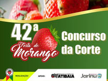 Concurso da Corte da 42ª Festa do Morango de Atibaia e Jarinu recebe inscrições até 15 de abril
