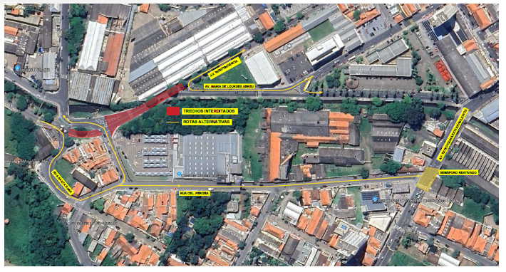 Mapa ilustrativo com as mudanças em vigor a partir de segunda-feira (07/07).