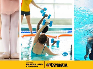 Prefeitura de Atibaia oferece novas aulas gratuitas de Balé, Natação e Hidroginástica