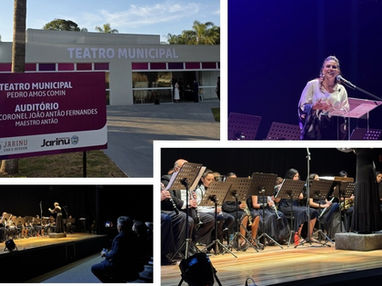Inaugurado o Teatro Municipal em Jarinu