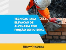 Curso gratuito de construção civil está com inscrições abertas em Atibaia