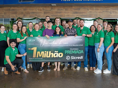 Poupança Premiada Sicredi sorteia R$ 1 milhão em julho
