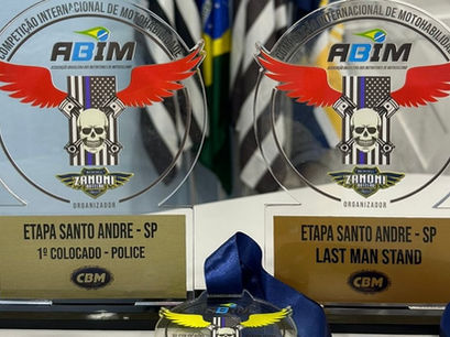 ROMUCAM da Guarda Civil de Atibaia conquista três premiações em competição internacional de motohabilidade