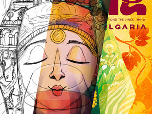 The creation of my award-winning cover illustration for the British wine magazine Glug