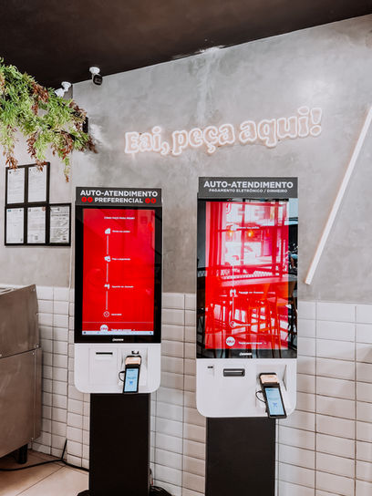 projetos para restaurantes hamburguerias e pizzarias Verlyne Arq - Projeto comercial de hamburgueria VINX - Salvador/BA