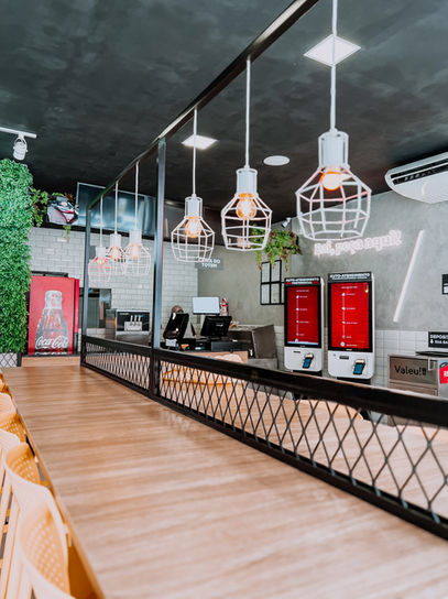 Projeto comercial de hamburgueria VINX - Salvador/BA