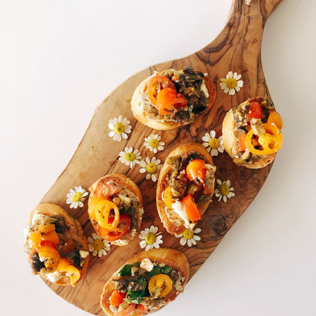 The Only Appetizer You'll Ever Want to Bring to a Party Ever Again... aka Olive Bruschetta