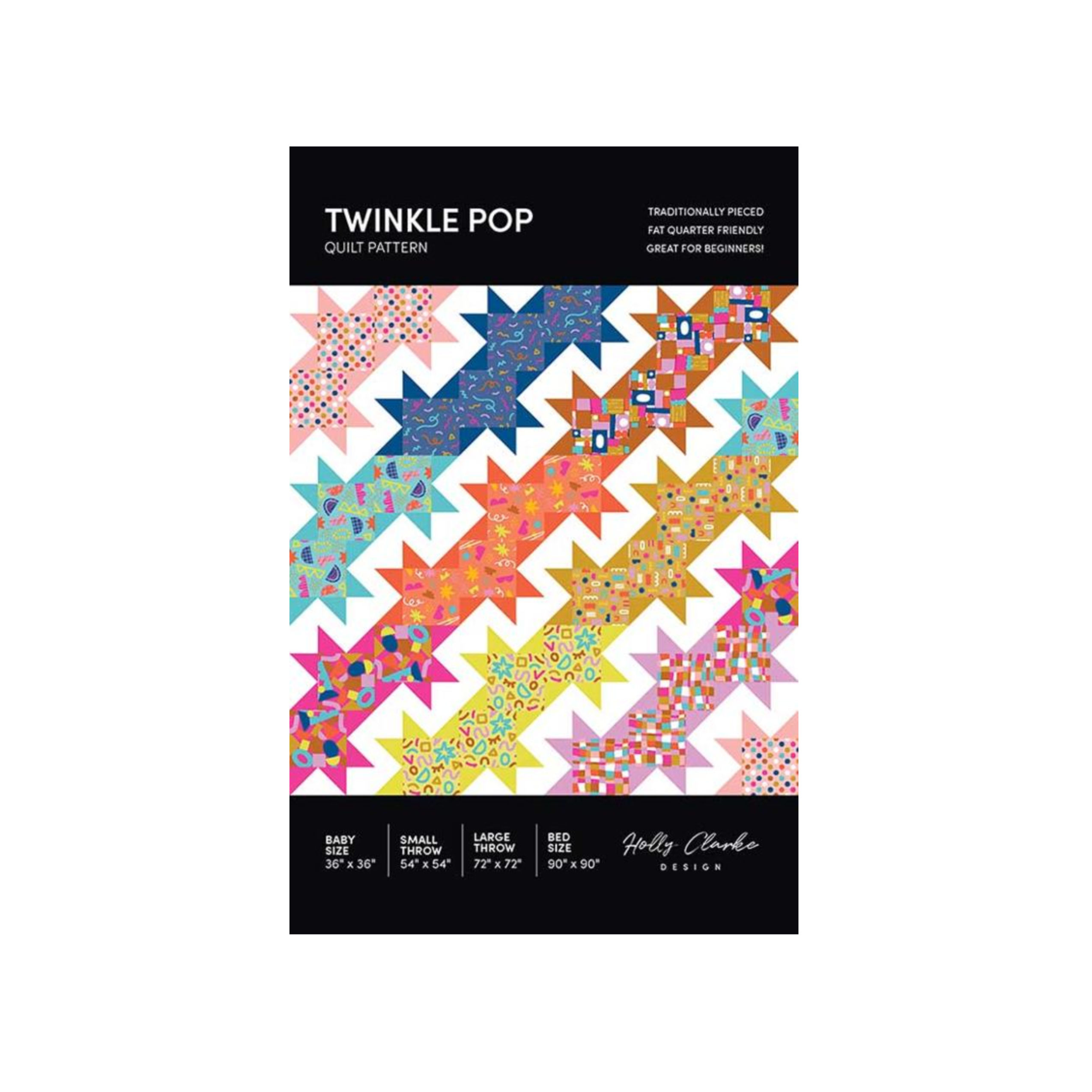 Twinkle Pop Pattern | Holly Clarke Designs | Moda