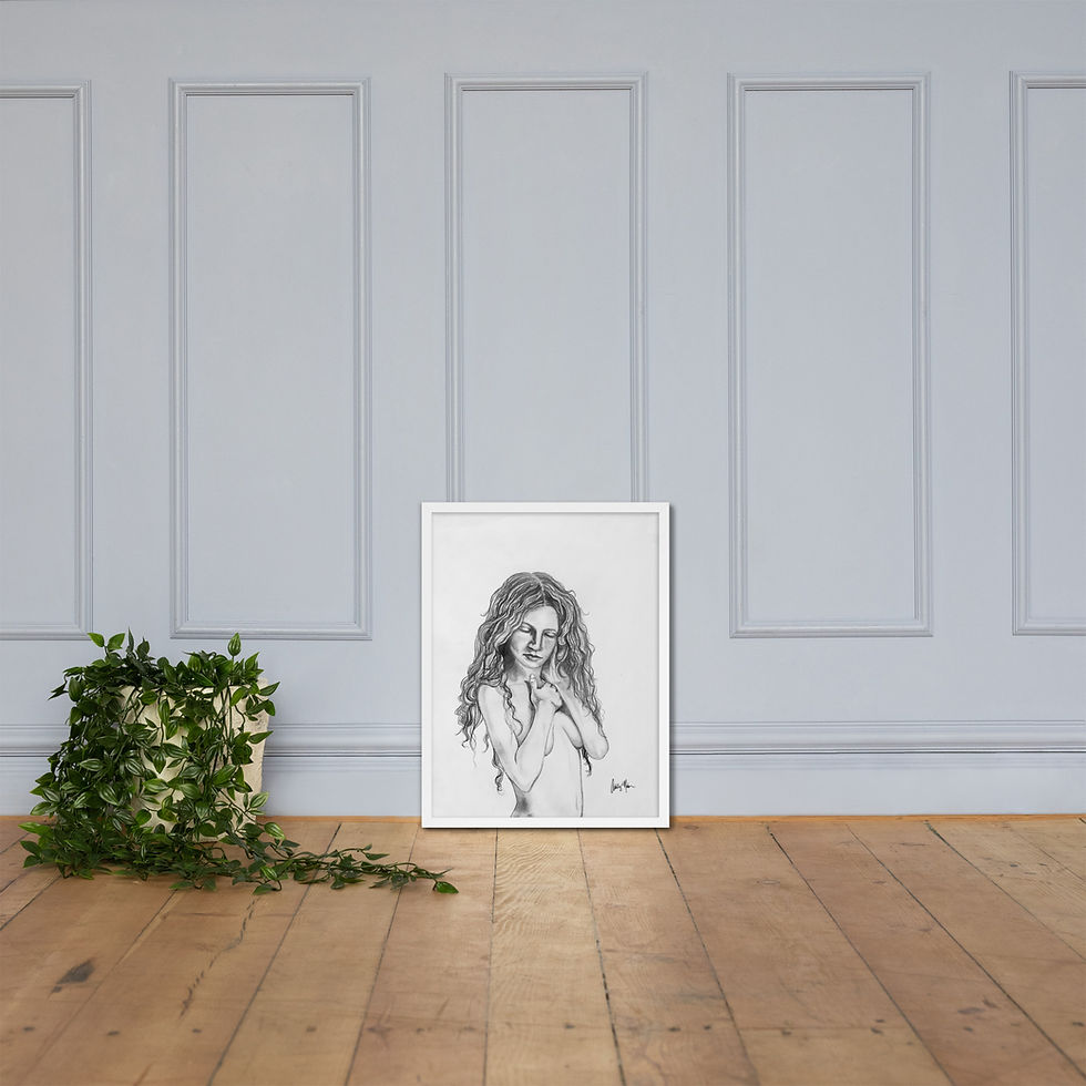 Thumbnail: End of Day – Graphite Art Framed Poster Print