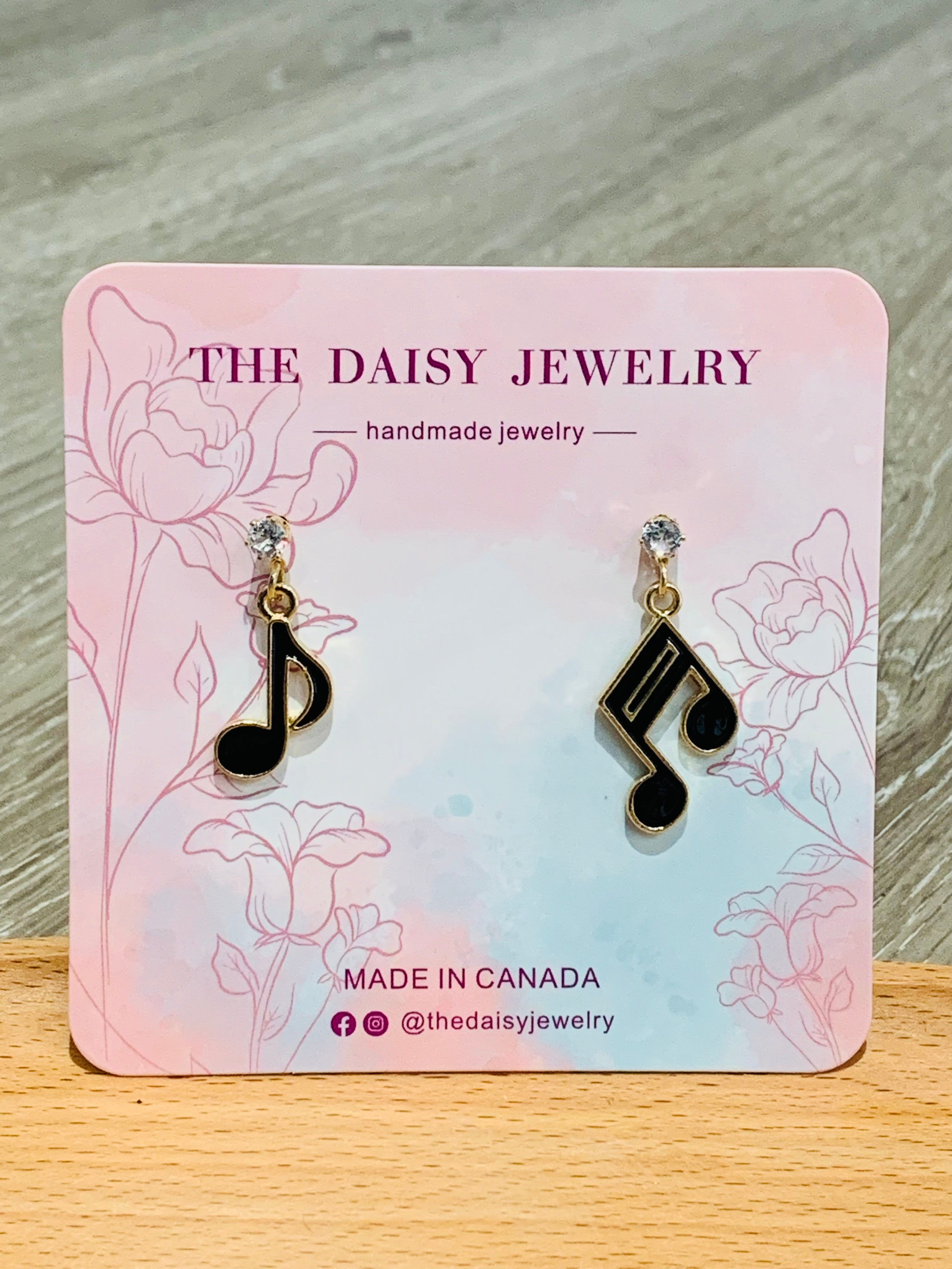 Note Earrings