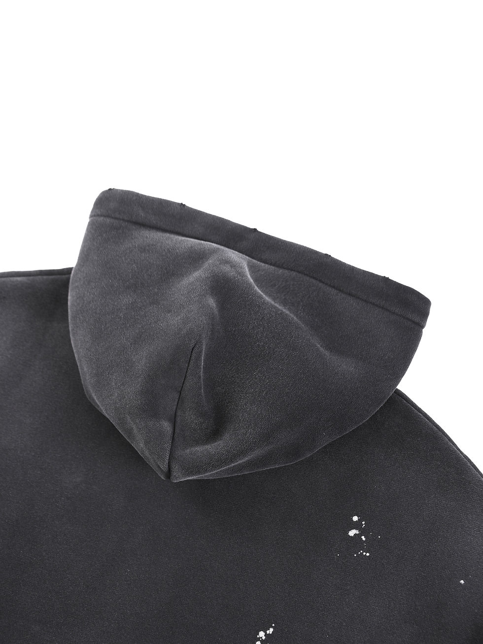 Thumbnail: Vintage Washed Frayed Fleece Hoodie