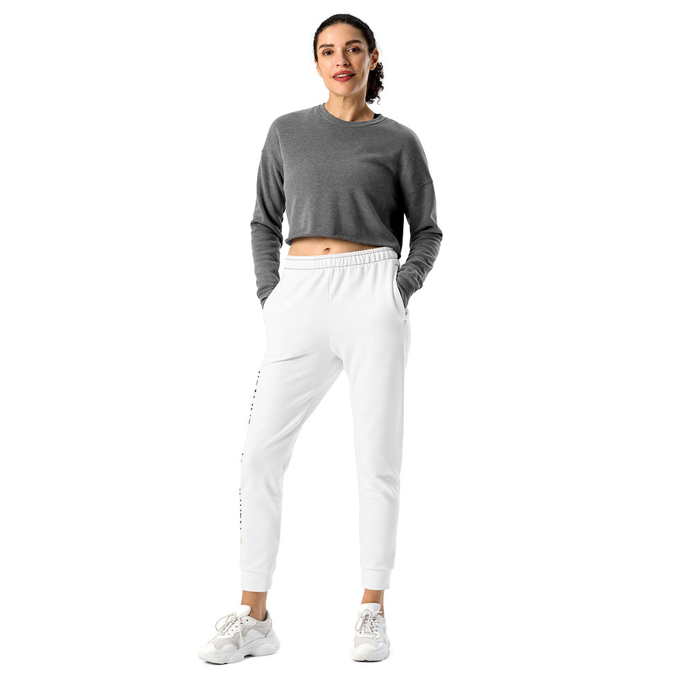 Thumbnail: Healing Hearts Haven - White Women's Joggers