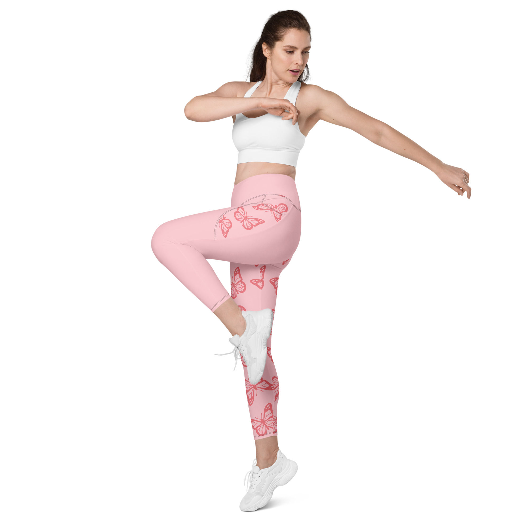 Healing Hearts Haven - Butterfly Crossover Leggings